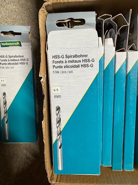 Alle Werkzeuge: Technocraft Professional HSS-G Spiralbohrer 9,5 mm – Neu und originalverpackt aus Müselbach von Mueselbach