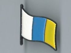 Kanarische Inseln - Flagge, Pin