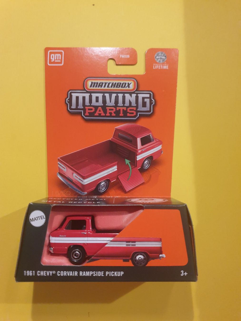 Matchbox Modellini d'auto: Matchbox 1961 CHEVY CORVAIR RAMPSIDE PICKUP – Nuovo e nell'imballaggio originale da Oftringen venduto da Rotor