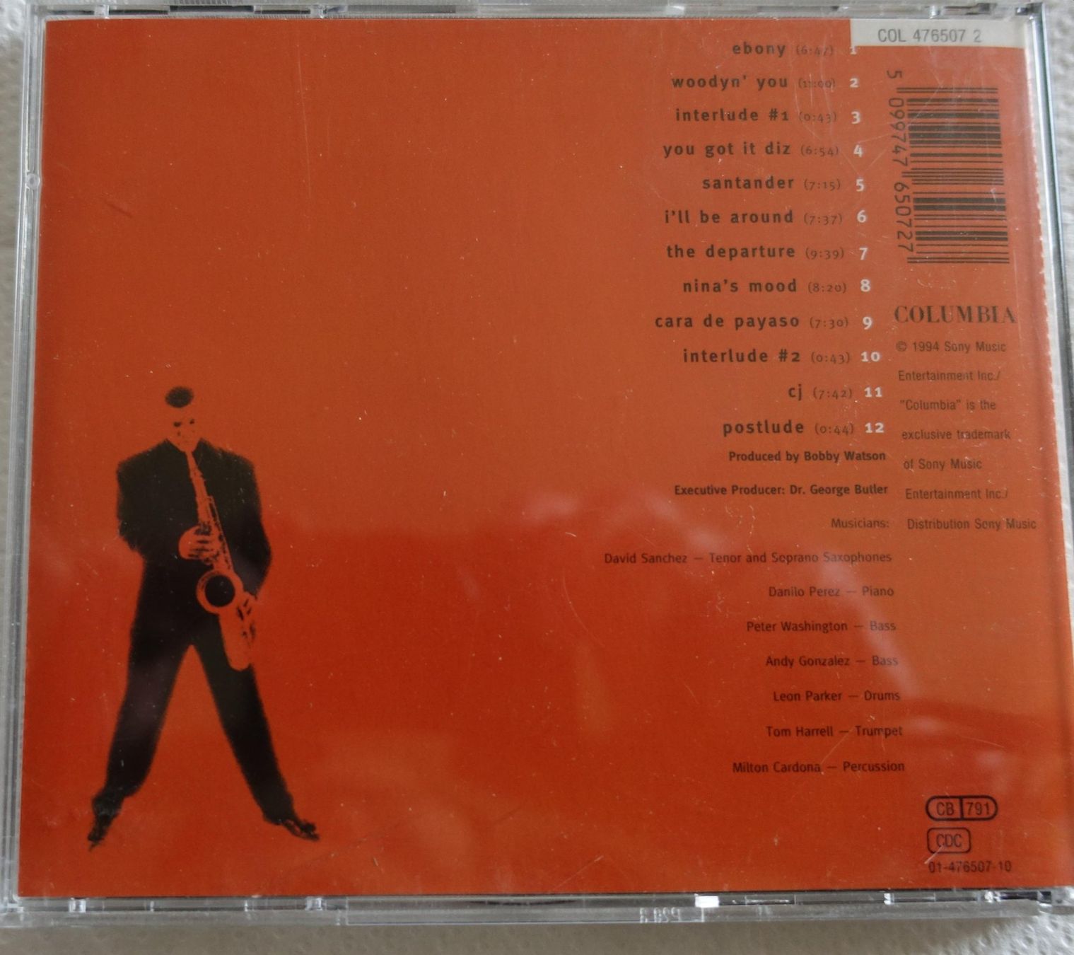 CD: David Sanchez   THE DEPARTURE – Usato da Monthey venduto da Floribus 1