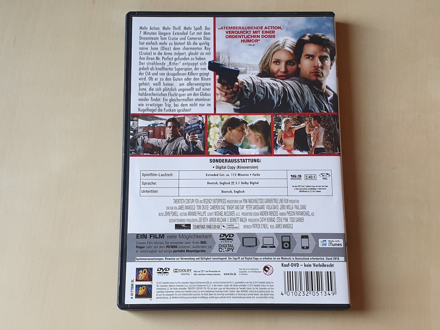Tous les DVDs: Knight and Day – D'occasion à Stansstad par collectorsshop 1