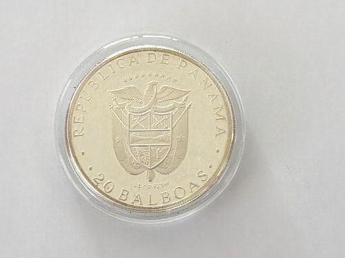 Alle Münzen: (2966) 20 Balboas 1974 PP, Panama – Gebraucht aus Rüthi (Rheintal) von erdnuessli1