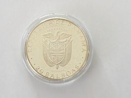 (2966) 20 Balboas 1974 PP, Panama