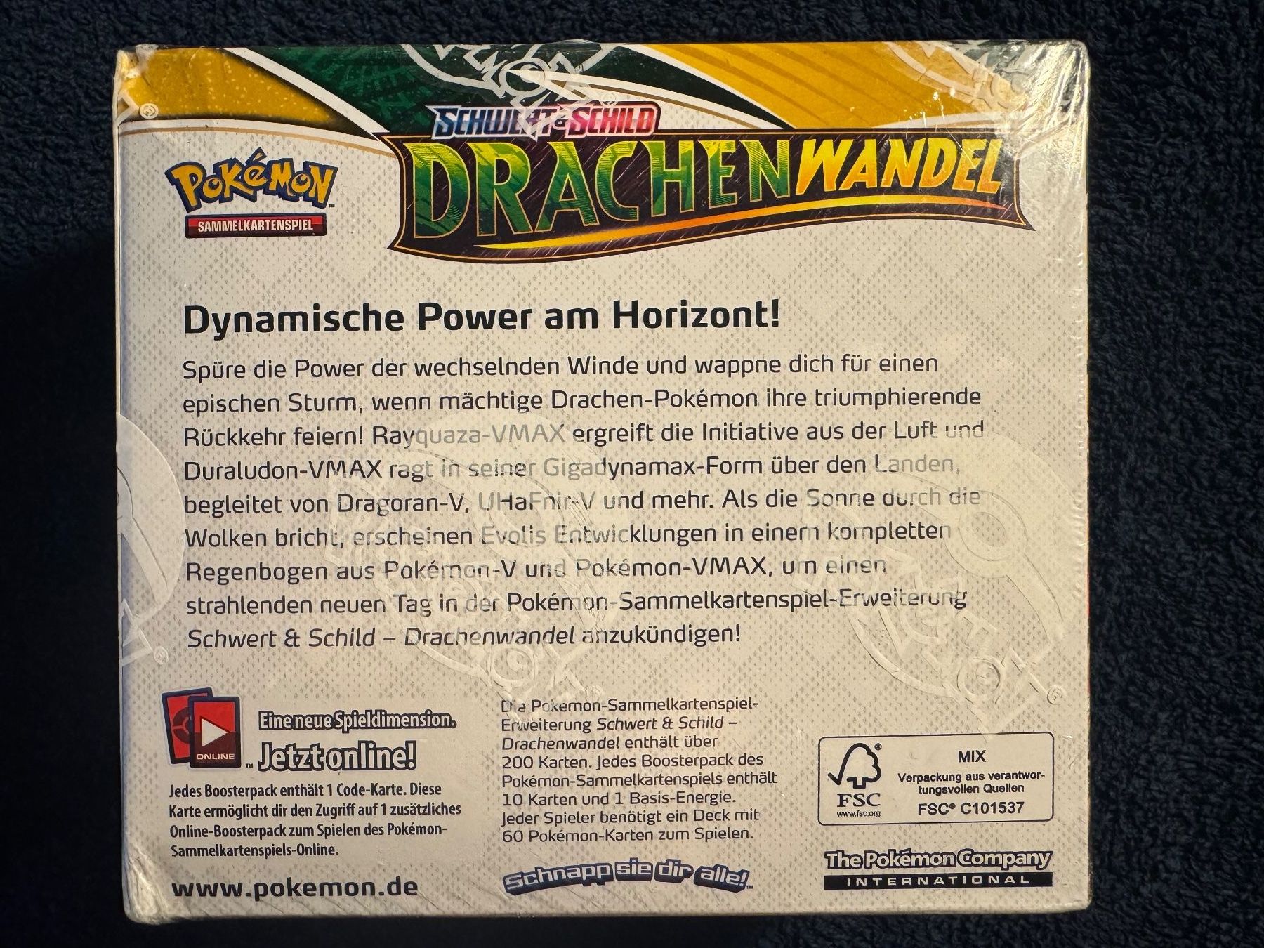 Pokémon Cartes à collectionner: Pokemon Drachenwandel Evolving Skies Booster Display DE – Neuf (Voir description) à Binz par savalp 1