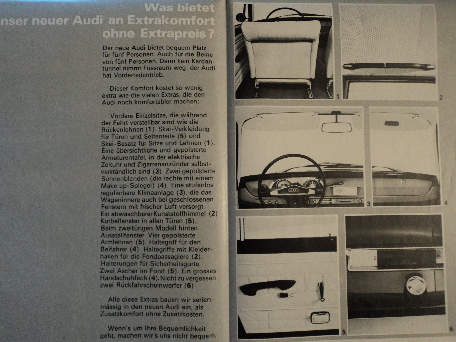 Documents: Prospekt Audi Auto Union ca. 1966 – D'occasion à Schwarzenburg par modelCARama 4