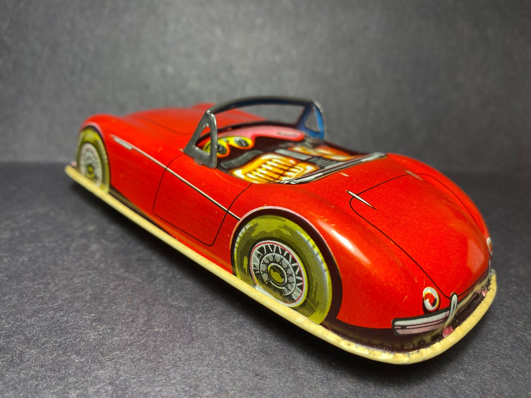 Giocattoli: Vintage Blechauto Austin Healey Oldtimer Spielzeugauto 13 cm – Usato da Spiez venduto da Mlandcruiser 7