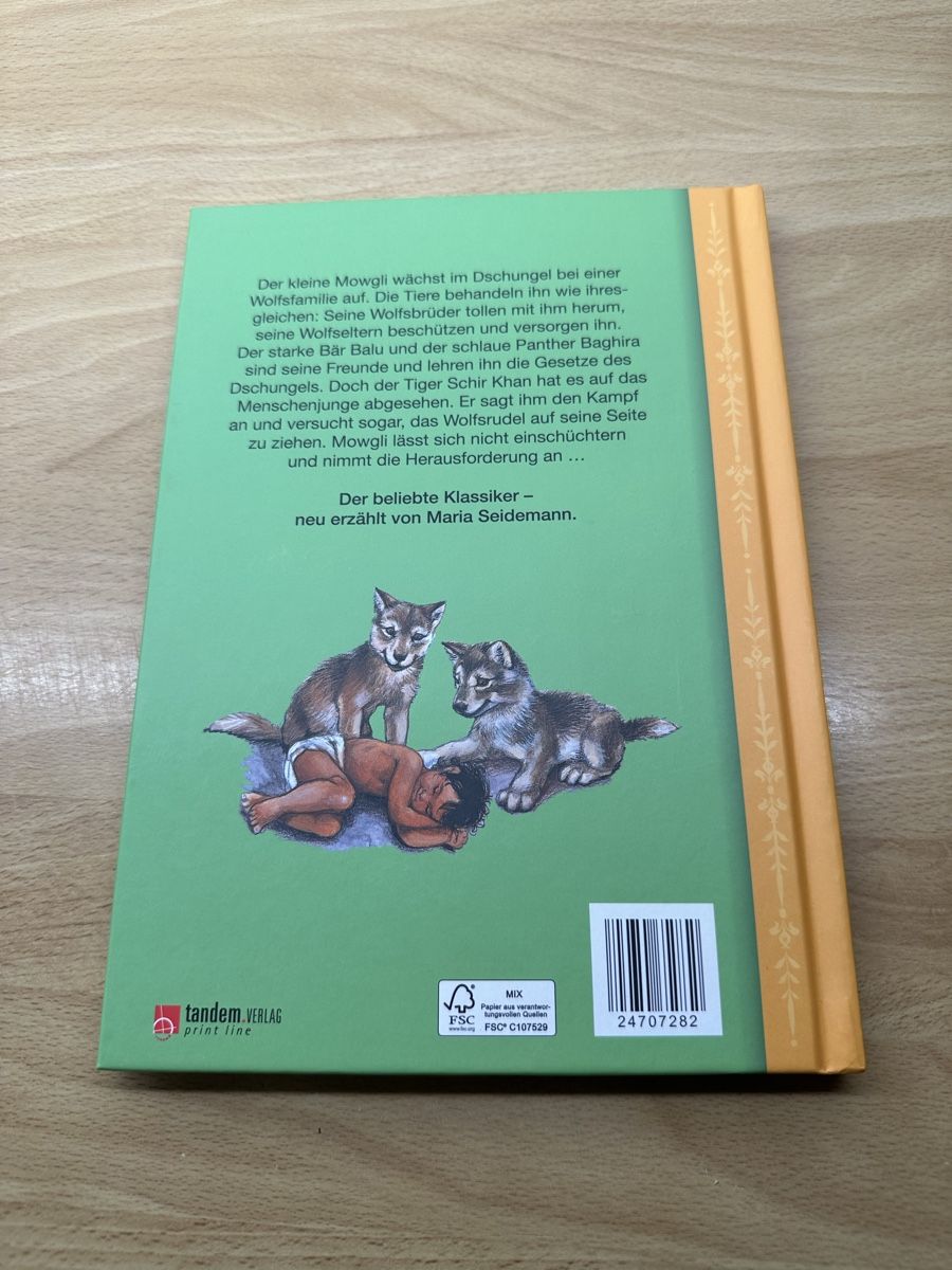 Libri: "Das Dschungelbuch" von Rudyard Kipling - Kinderbuch – Nuovo (secondo la descrizione) da Richterswil venduto da Tamtamgirl2 1