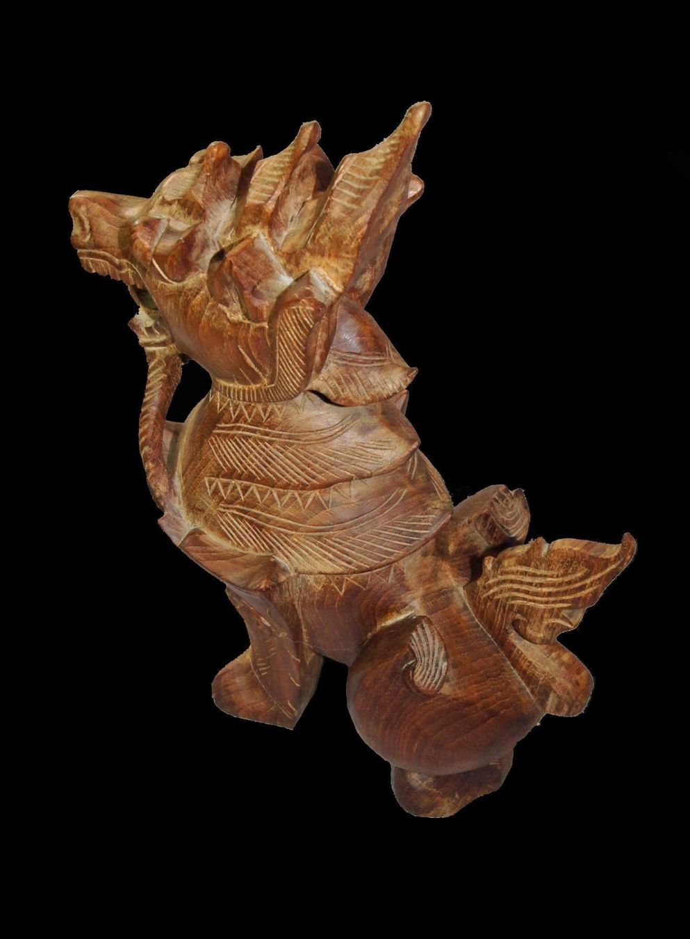 Sculture & Statue: Geschnitzter Tempel-Wächter / Fou-Hund – Usato da Geroldswil venduto da ARTEFACTO 8