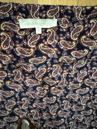 Vanessa Bruno Rock mit Paisley-Muster Grösse 40