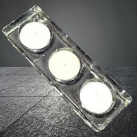 ✨Stylischer 3er-Teelichthalter aus Glas – Zeitlos schön!🕯️