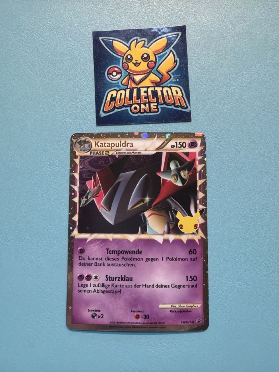 Pokémon Carte collezionabili: Pokemon Katapuldra Celebration 2021 Promo Mega cool  – Nuovo (secondo la descrizione) da Lommiswil venduto da CollectorOne