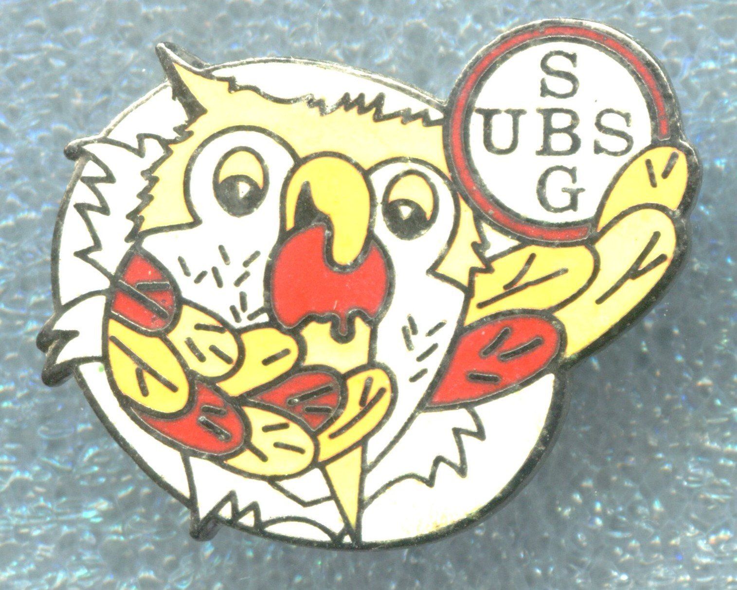 UBS Placchette & Badge: UBS  Eule – Usato da Winterthur venduto da Sammleroase