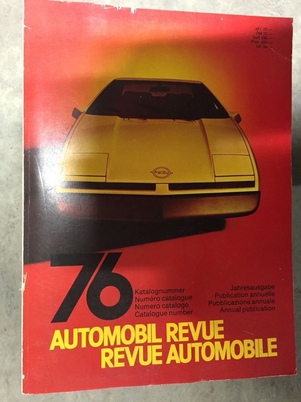 Riviste & Magazine: automobil revue 1976 – Usato da Reinach AG venduto da rares75