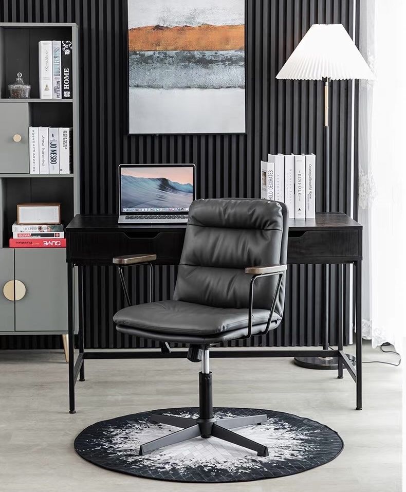 Sedie: Office Chair Brown Leather Armrests – Usato da Zürich venduto da xarthurx 6