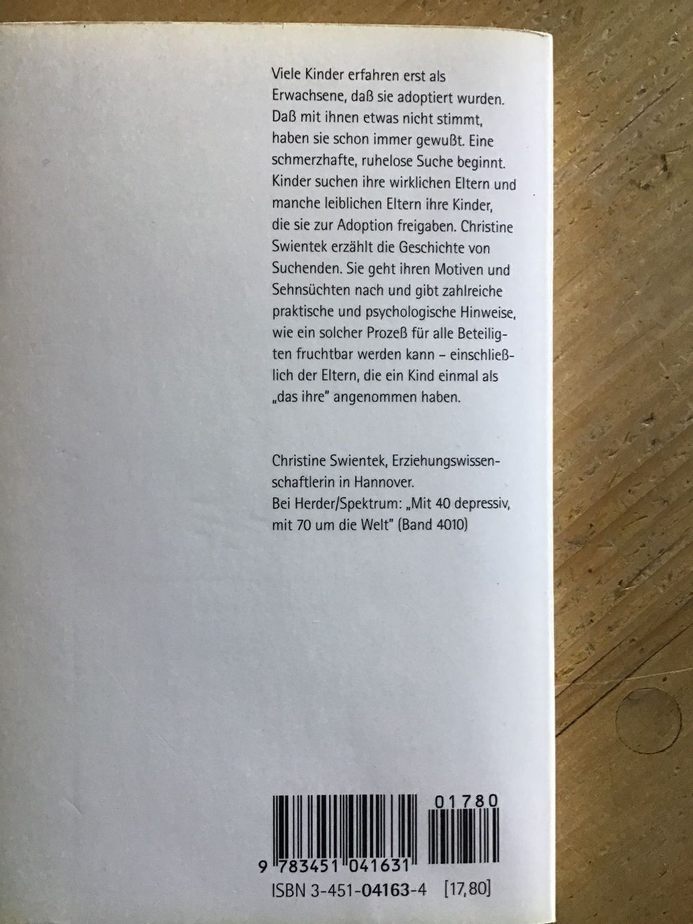 Libri: Wer sagt mir, wessen Kind ich bin? – Usato da Schliern b. Köniz venduto da Corinu59 1