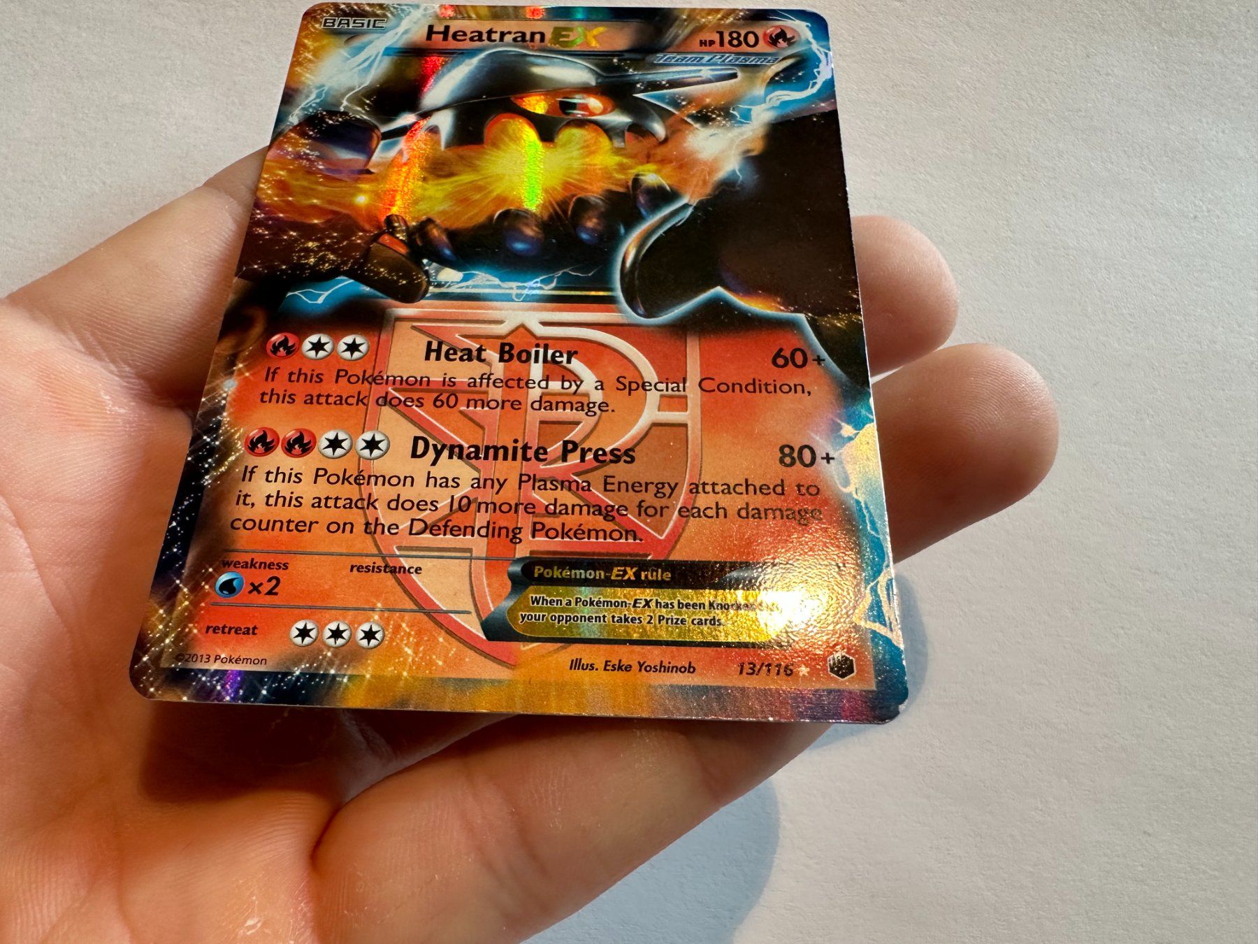Pokémon Carte collezionabili: Heatran EX B&W Plasma Freeze EN – Usato da Hagendorn venduto da Pokecollectorch 1