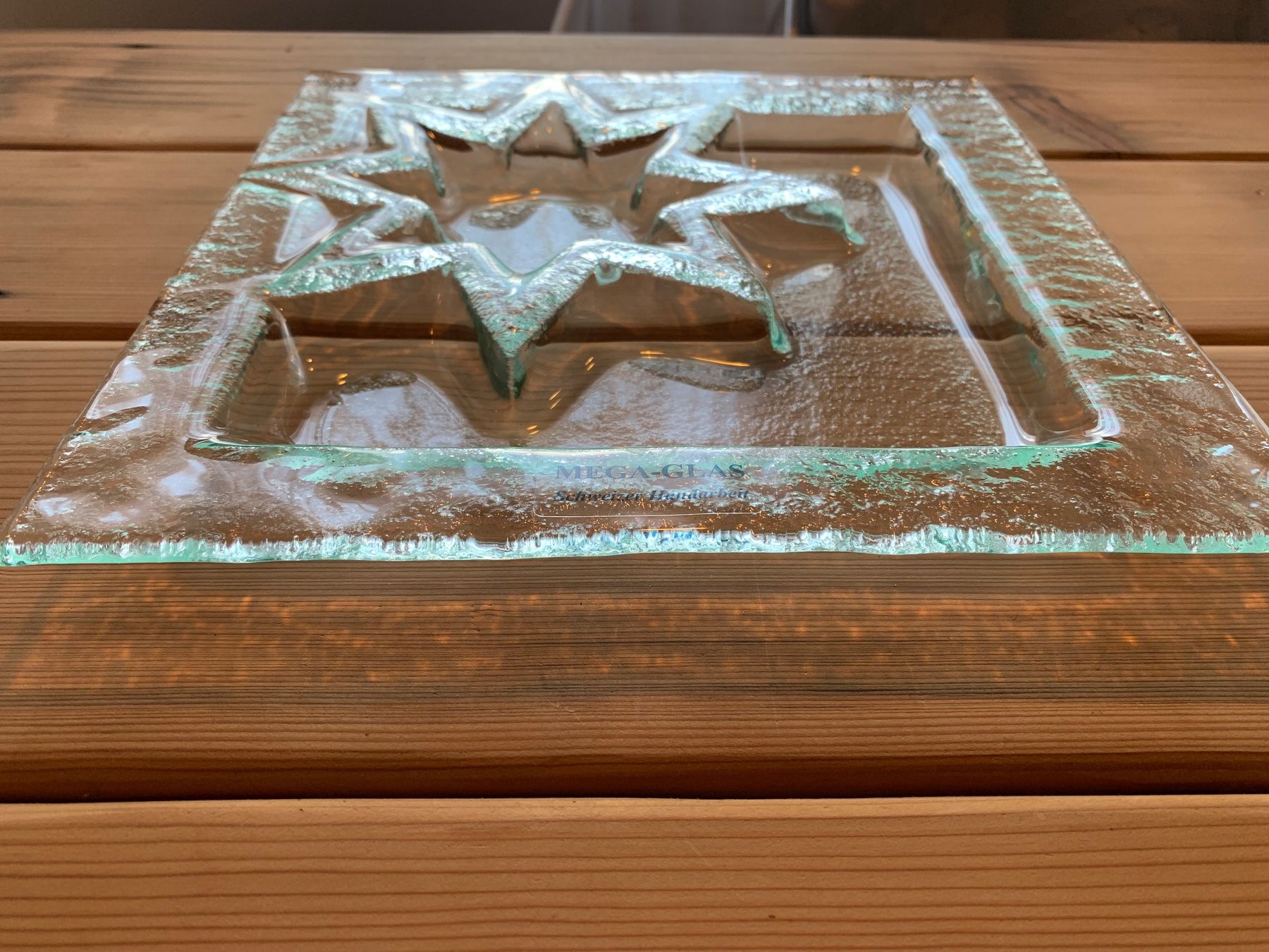 Piatti: Glasteller Mega-Glas Schweizer Handarbeit – Usato da Gansingen venduto da per_h7lz 2