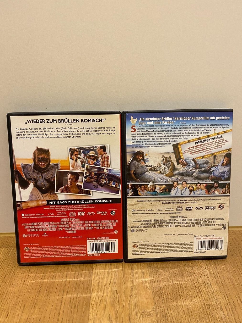 Tutti i DVDs: Hangover 1 & Hangover 2 DVD – Usato da Altendorf venduto da wqv_97 1