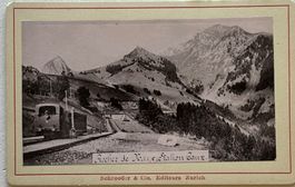 CDV Schroeder - Chemin de fer, Zahnradbahn, Station Caux