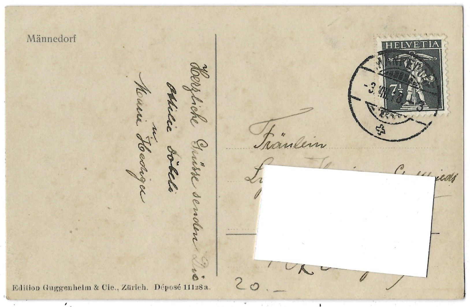 Cartes postales: Männedorf – D'occasion à Bütschwil par Jackson1A 1
