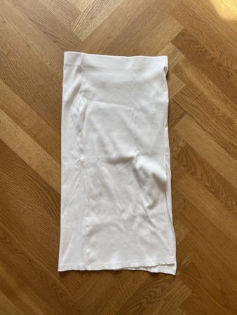 High Waist Bodycon Rock weiss Stradivarius M