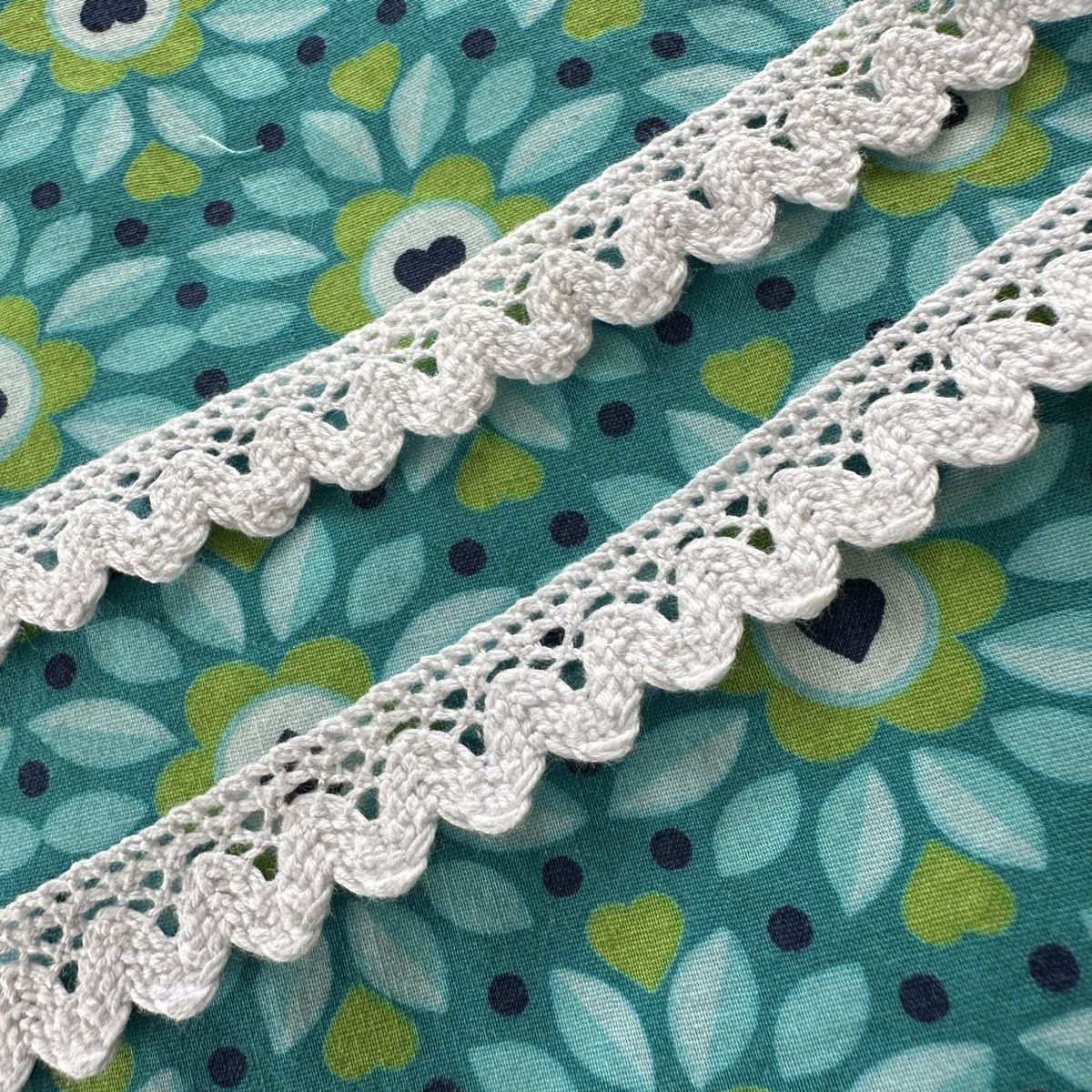 Tessuti: Ruban dentelle blanc – Nuovo e nell'imballaggio originale da Dully venduto da Gaby_bkz2