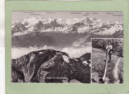Pilatus mit Berneralpen Alphornbläser 1942