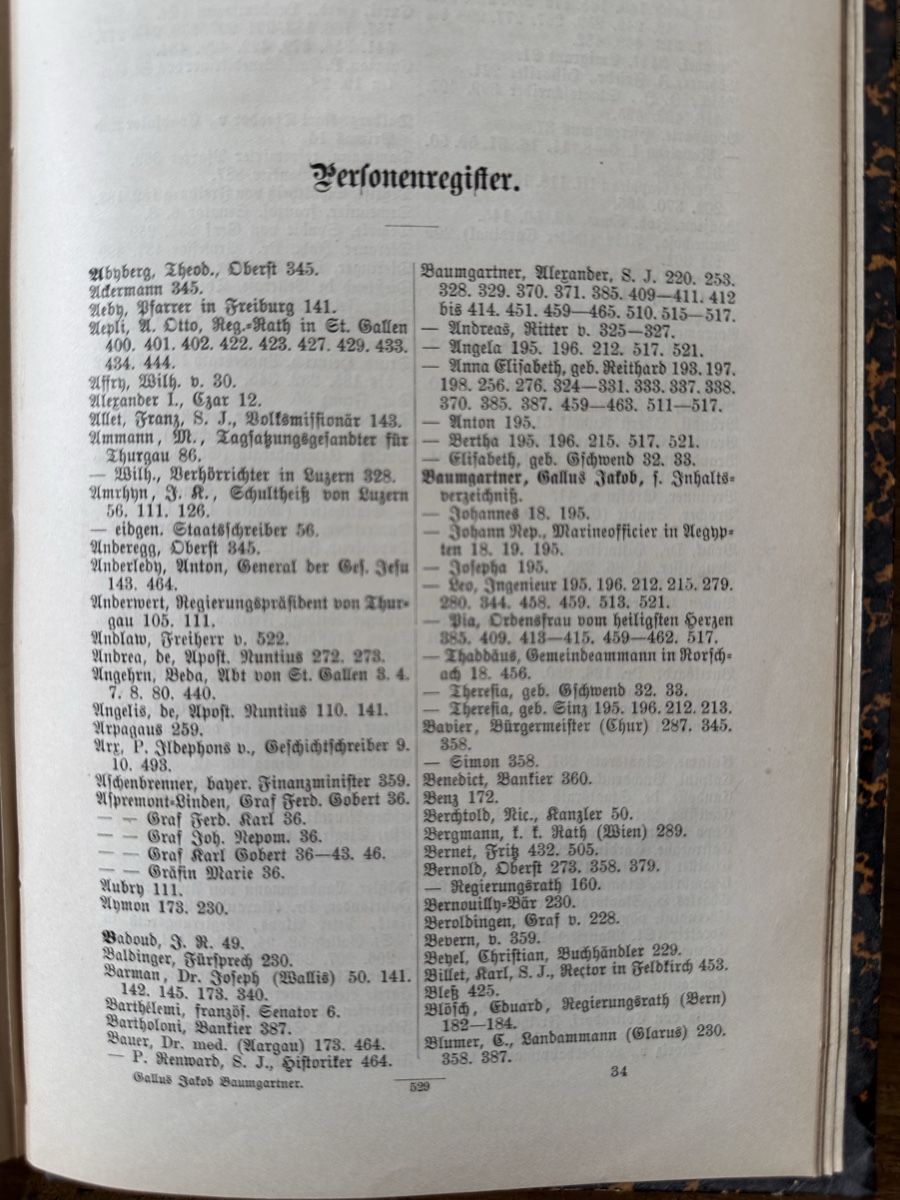 Libri: Geschichte: Gallus Jakob Baumgartner – Usato da Berschis venduto da Vild1 5
