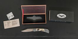 Falkner Sammlermesser Wolf Edition mit Holzetui 