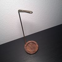 Räucherstäbchen Halter aus Holz. Incense stick holder.