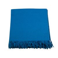 Schlussverkauf - Baby Alpaka Decke aus Peru, blau