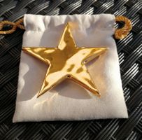 Handgemachte Keramik Brosche Stern
