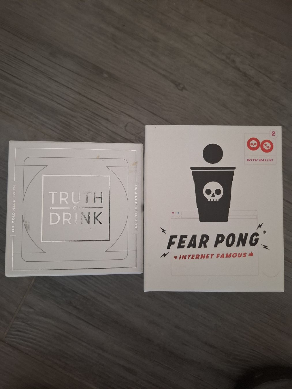 Spiele: Fear Pong + Truth or Drink – Gebraucht aus Bülach von weischdudas