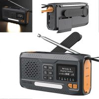 Solar-Handkurbel-Notradio 4-Wege DAB+ FM Bluetooth Leselampe