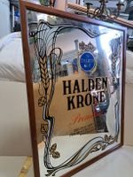 Halden Krone Bier Spiegel Vintage 53x65cm  Retro Bar Deko