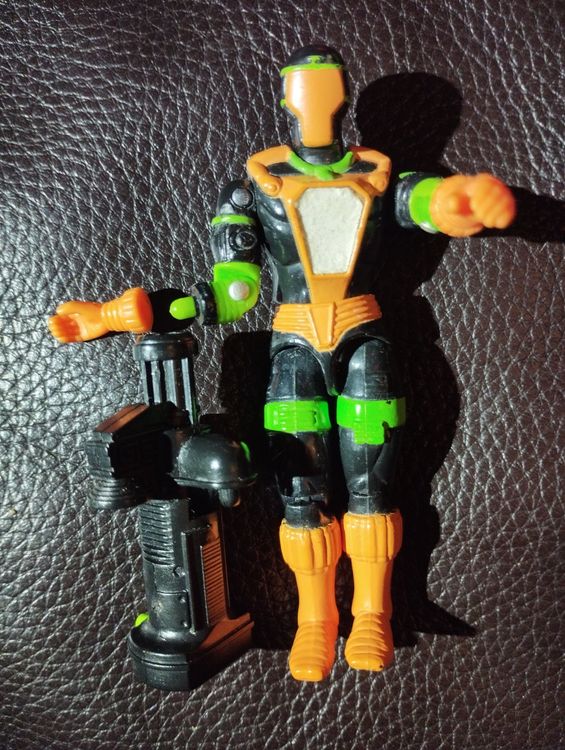 LOT DE FIGURINES articulées vintage années 60-70 GI Joe floquées marron