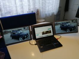 Dual Monitore erweiterte tragbare Monitore 15.6 inch