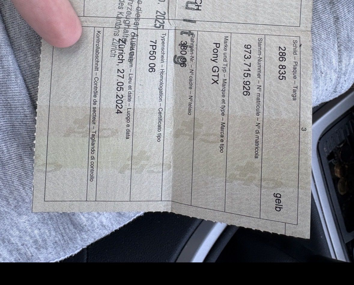 Pony Ciclomotori: Pony GTX Mofa – Usato da Greifensee venduto da oli_q2zg 9