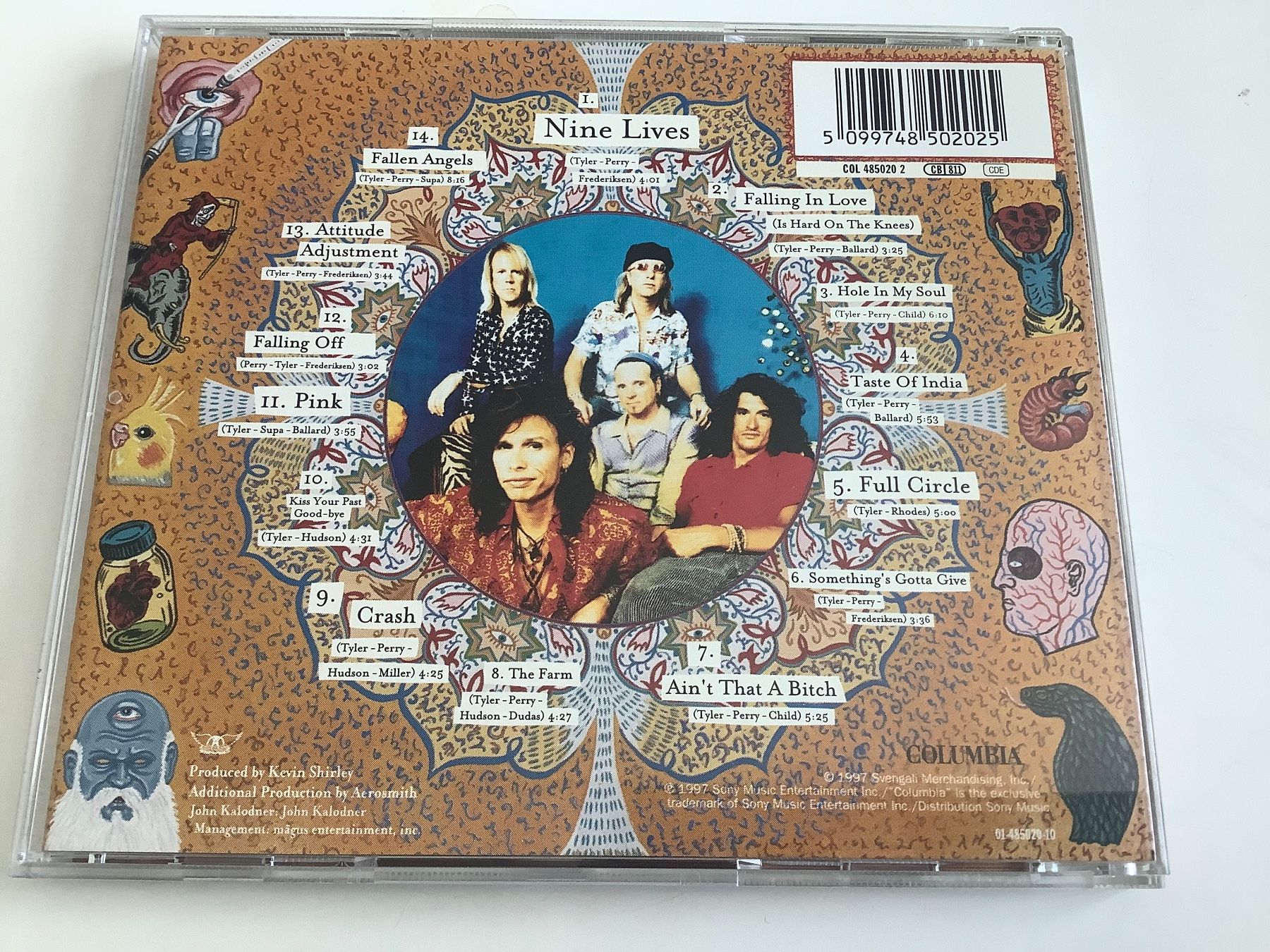 CD: Aerosmith / Nine Lines / 1997 – Usato da Dübendorf venduto da Shreck 1