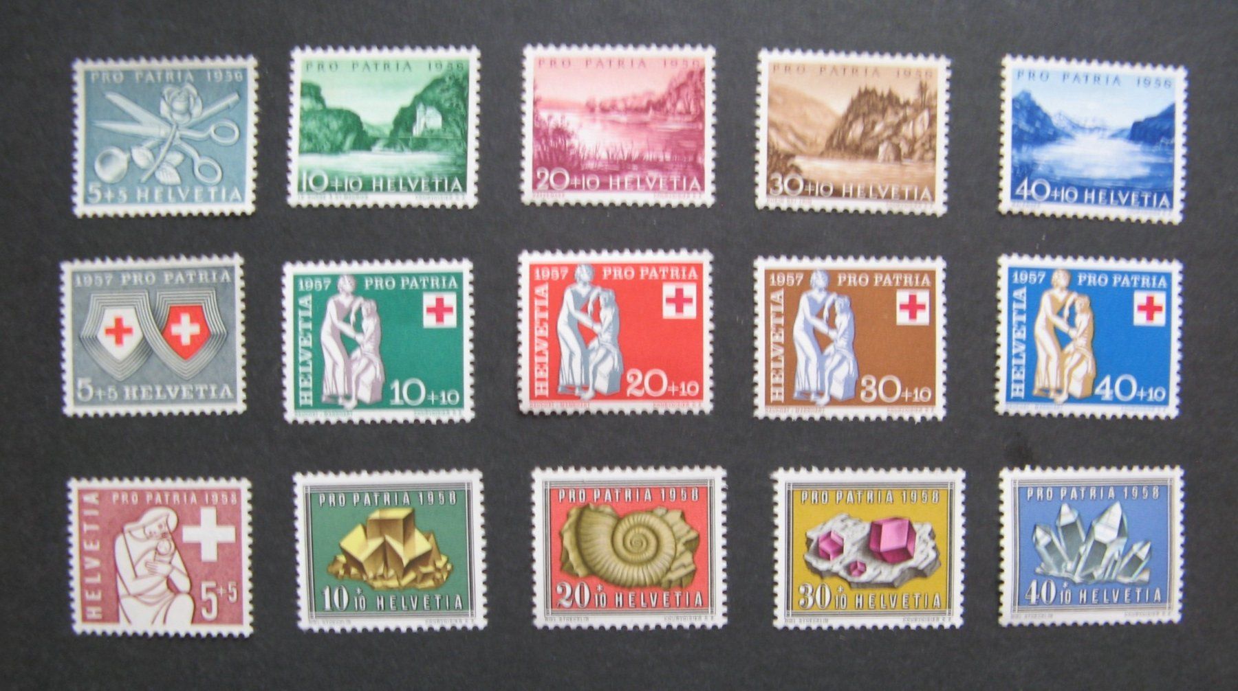Tutti i francobolli: PP 1956 - 1958 3 Sätze einwandfrei postfrisch ** – Nuovo (secondo la descrizione) da Frauenfeld venduto da Interessent1