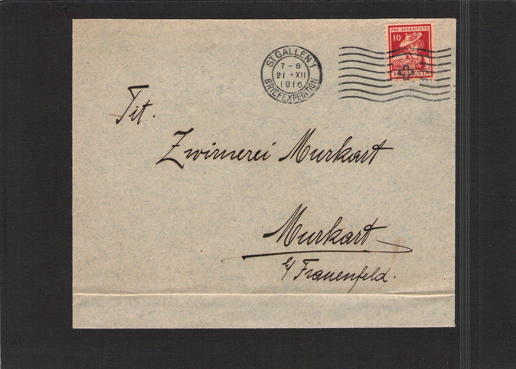 Alle Briefmarken: Pro Juventute Beleg , Nr. J6 , Kat. 200.- – Gebraucht aus Reichenburg von Pipo-67