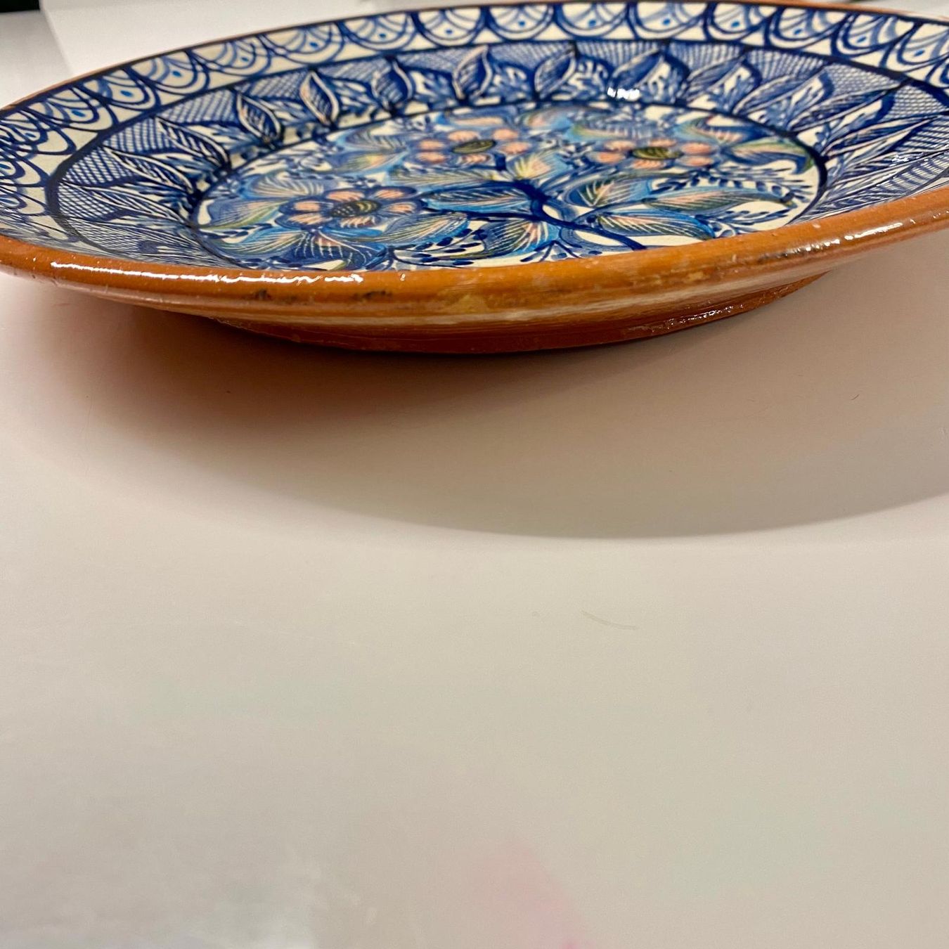 Piatti: Handbemalter Keramikteller, Durchmesser 30 cm – Usato da Krauchthal venduto da SamsPuce 3