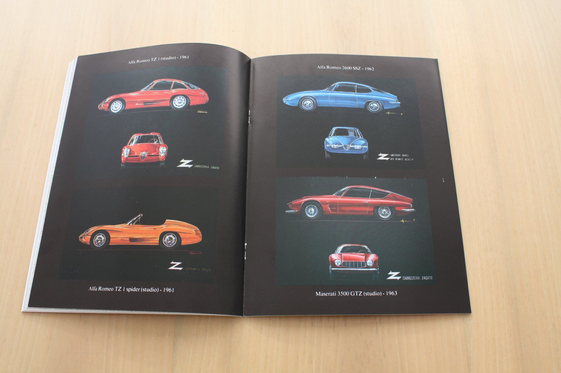 Documenti: Zagato Prospekt "Le Auto Disegnate" - 1988 – Usato da Wikon venduto da erwin400 5