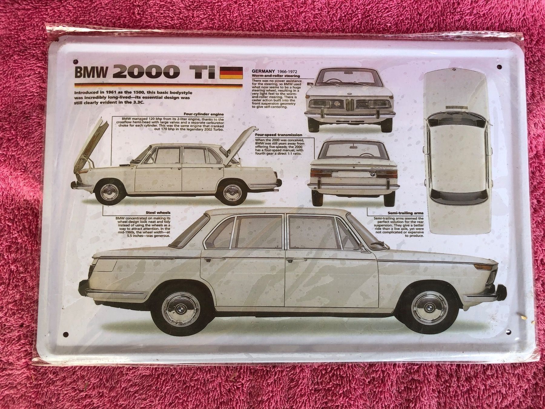 Schilder: Bmw 2000 ti Oldtimer classic – Neu (gemäss Beschreibung) aus Reinach AG von rares75