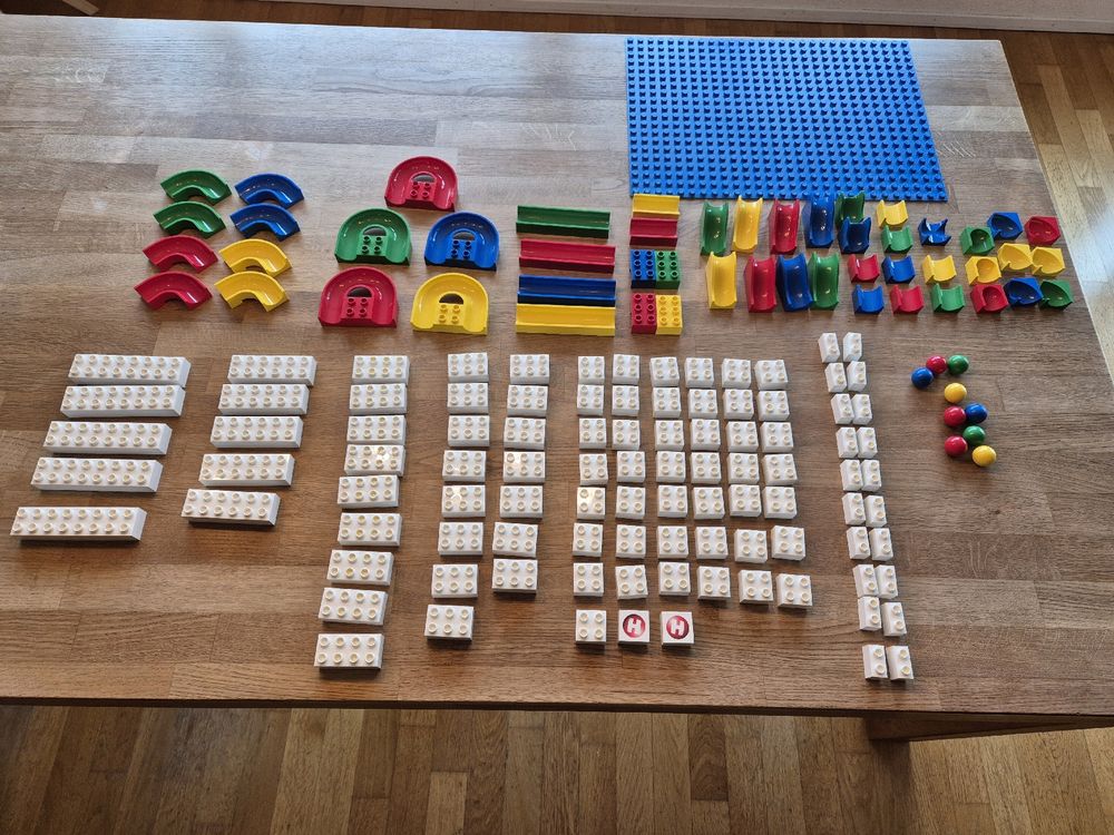 Hubelino- Kugelbahn Starter Set (214-teilig) Circuit à Billes, 440280