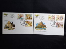 1968 - 2 Schöne FDC Wien Österreich - Barocke    / 579