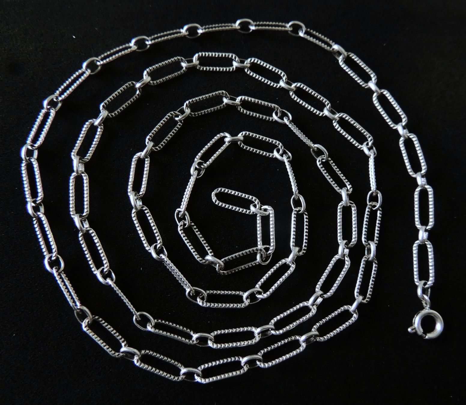 Catenine: Silber 800 Anker Halskette 70 cm / 4 mm – Usato da Waldenburg venduto da schaller707
