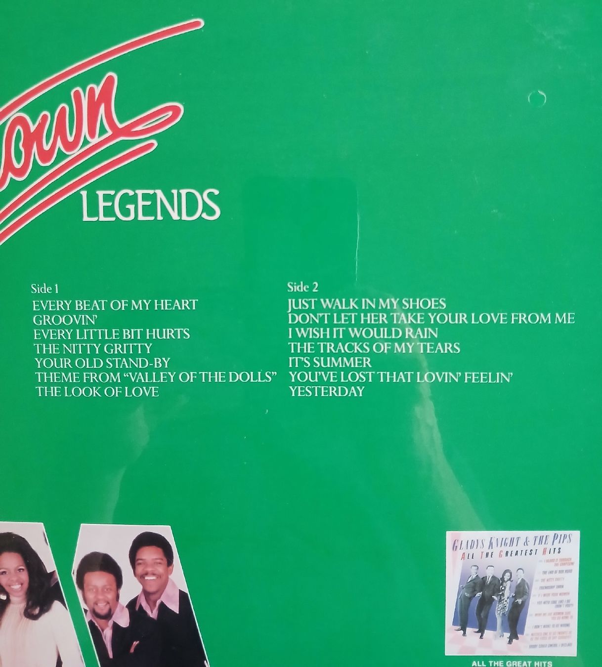 Schallplatten: LP Gladys Knight & the Pips - Legends . – Neu und originalverpackt aus Lausanne von Soulbrother 2