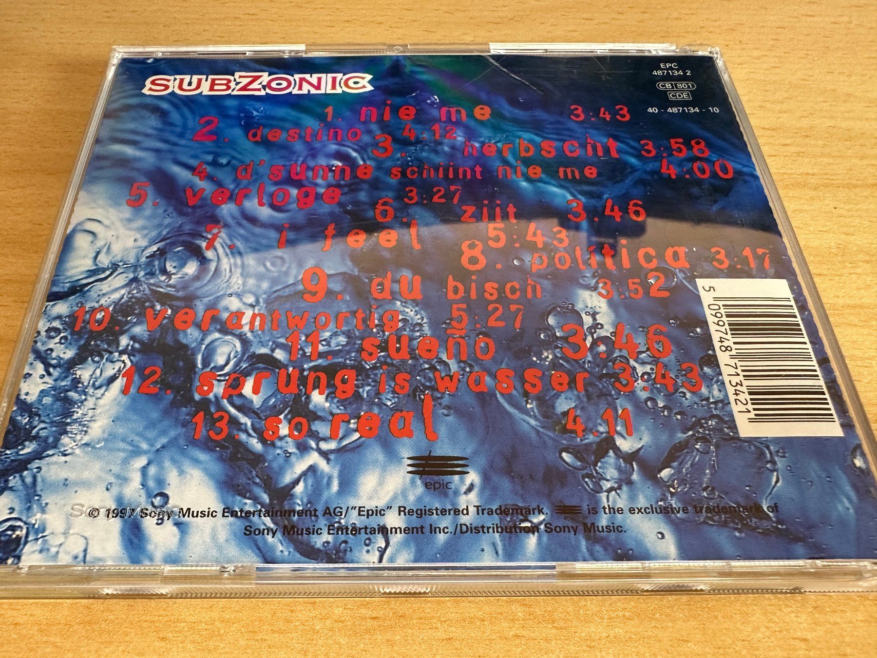 CDs: Subzonic – Subzonic – Gebraucht aus Rikon im Tösstal von Alpenmutz 1