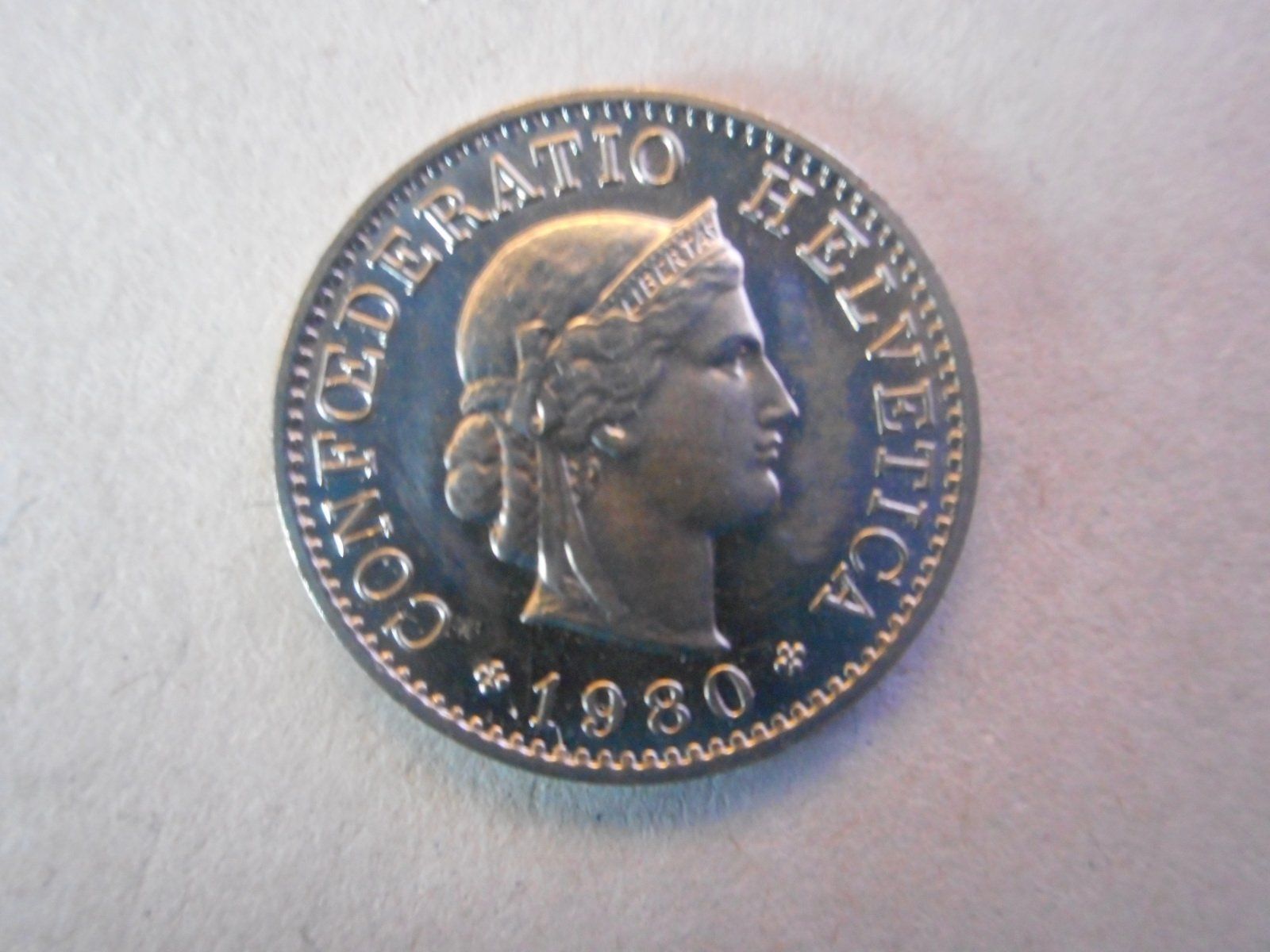 Alle Münzen: 5 Rp. 1980 unz/stgl – Neu (gemäss Beschreibung) aus Kriegstetten von pizlad2010